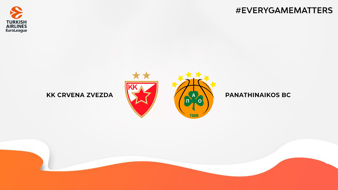 KK Crvena zvezda vs Panathinaikos BC poster