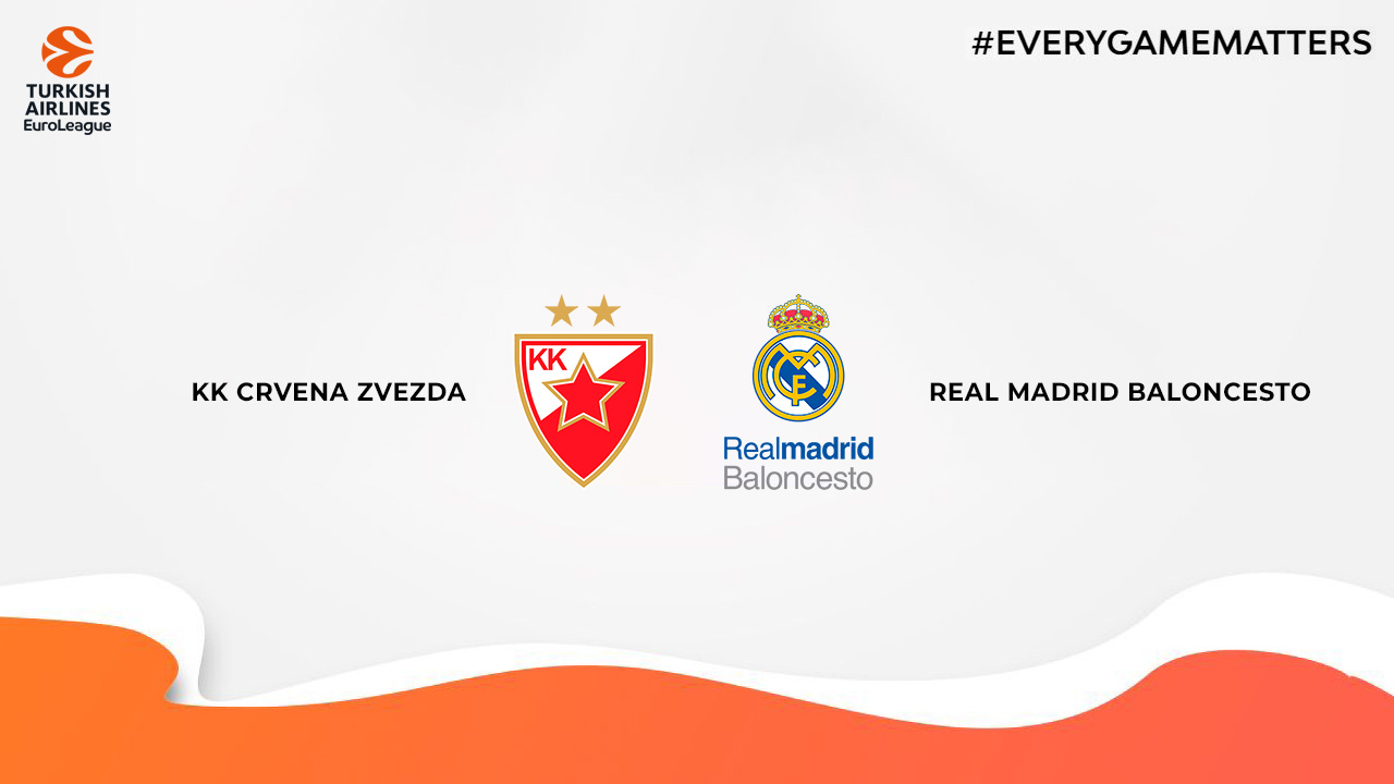 KK Crvena zvezda vs Real Madrid Baloncesto poster