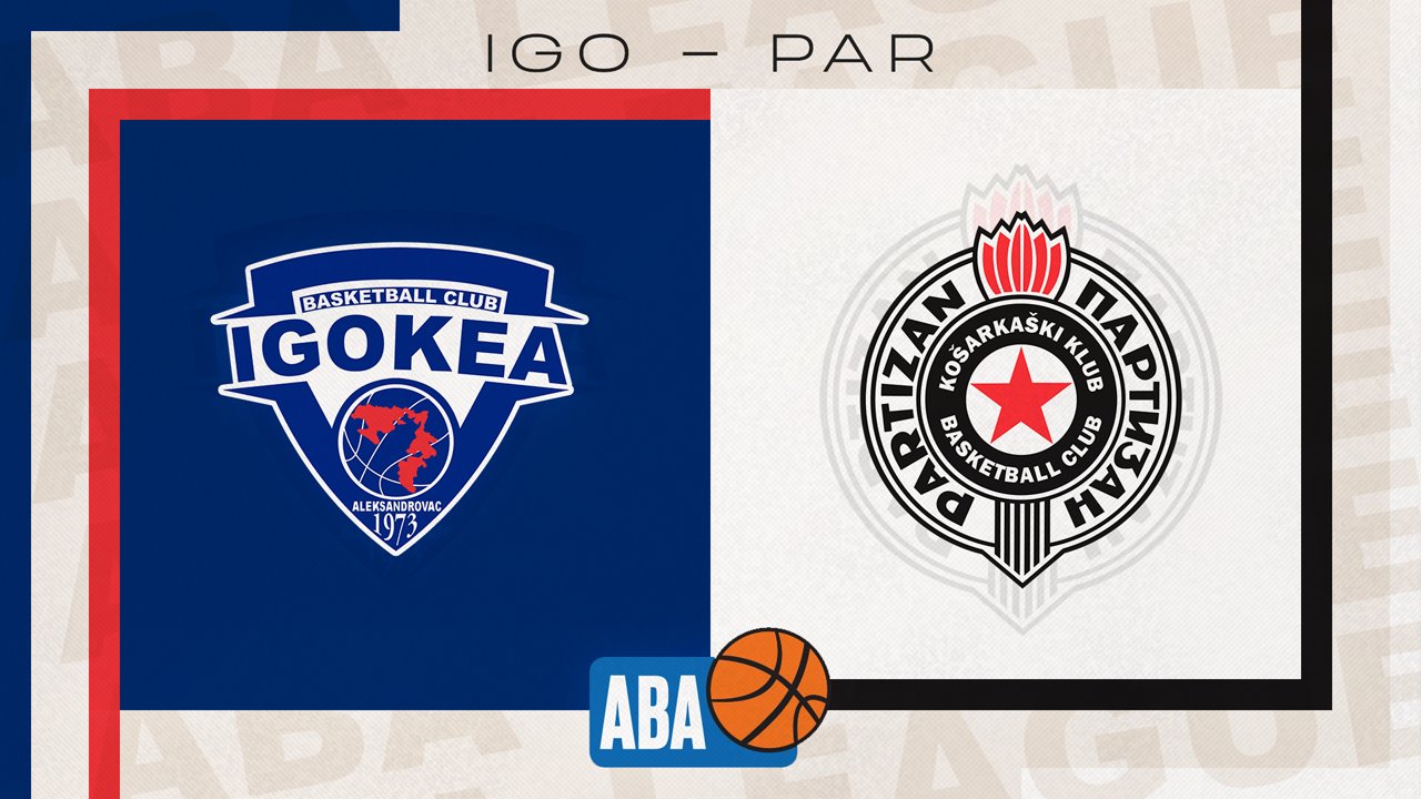 KK Igokea vs KK Partizan poster KK Igokea vs KK Partizan poster
