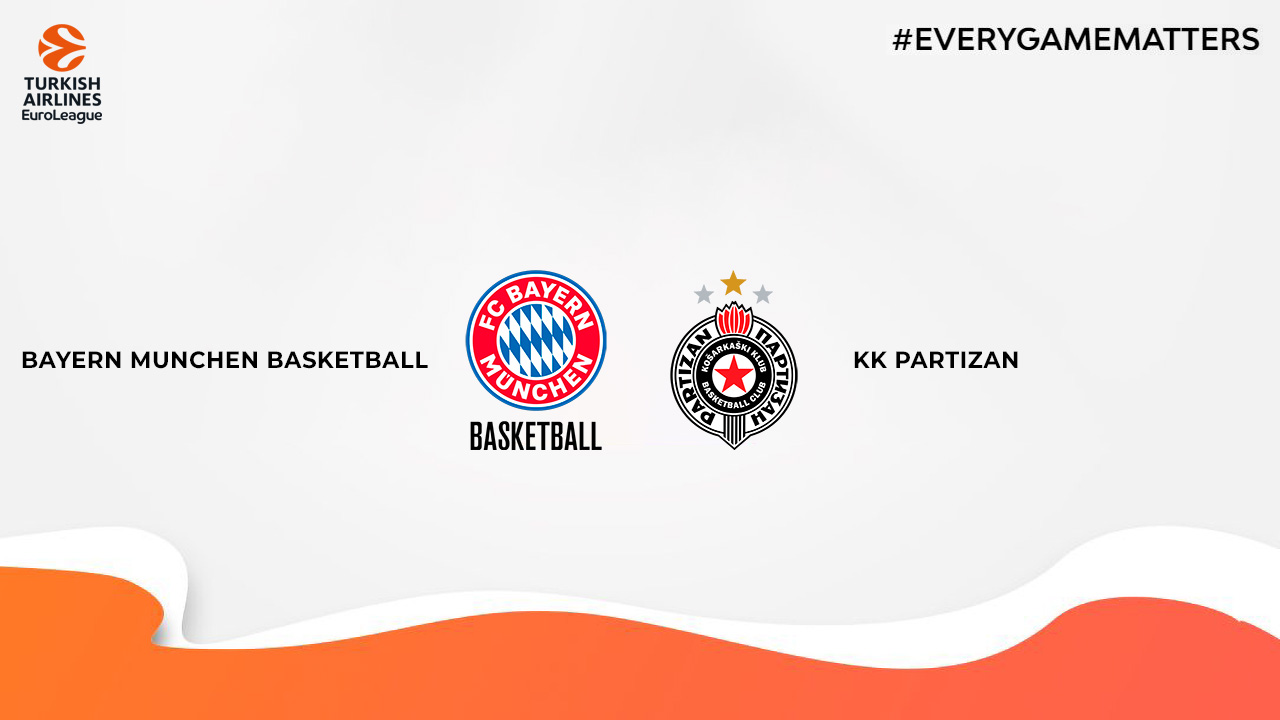 KK Partizan vs Bayern München Basketball poster