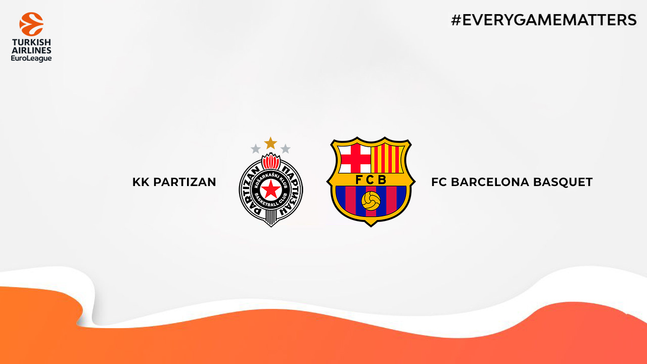 KK Partizan vs FC Barcelona Basquet poster