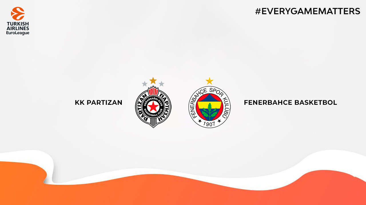 KK Partizan vs Fenerbahçe Basketbol poster KK Partizan vs Fenerbahçe Basketbol poster