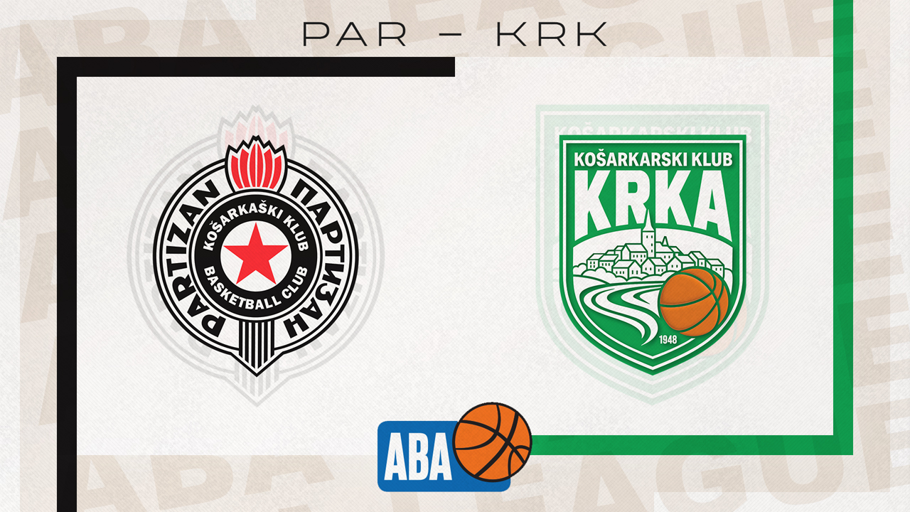 KK Partizan vs KK Krka poster