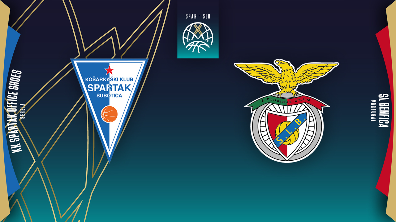 KK Spartak Subotica vs S.L. Benfica poster KK Spartak Subotica vs S.L. Benfica poster
