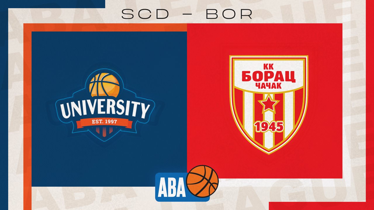 KK Studentski centar vs KK Borac Čačak poster