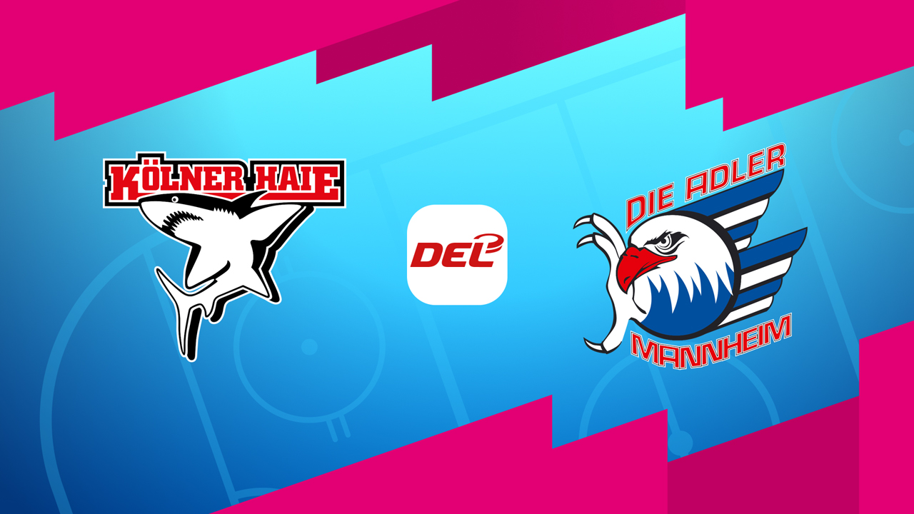 Kölner Haie vs Adler Mannheim poster Kölner Haie vs Adler Mannheim poster