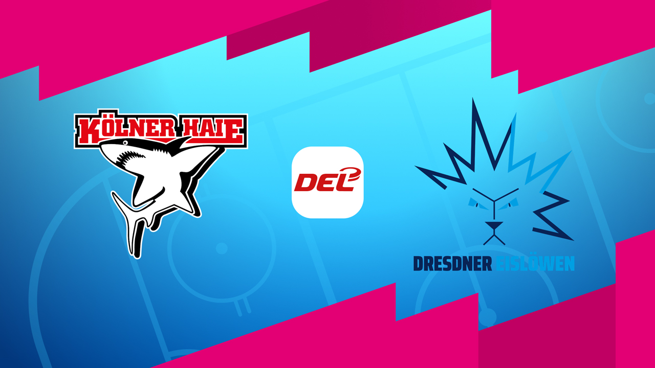 Kölner Haie vs Dresdner Eislowen poster Kölner Haie vs Dresdner Eislowen poster