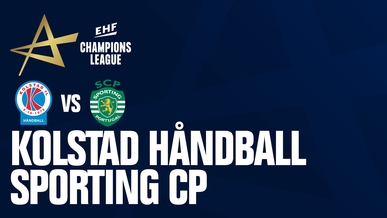 Kolstad Håndball vs Sporting CP Handball poster Kolstad Håndball vs Sporting CP Handball poster