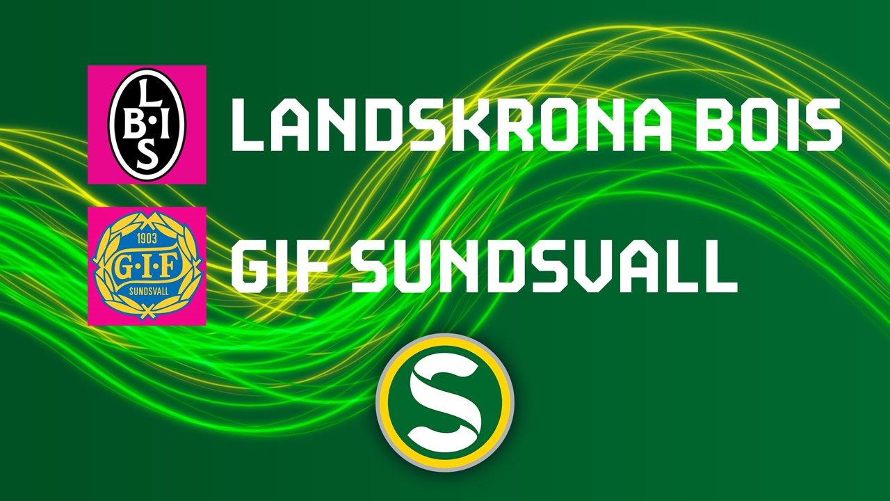 Landskrona vs GIF Sundsvall poster