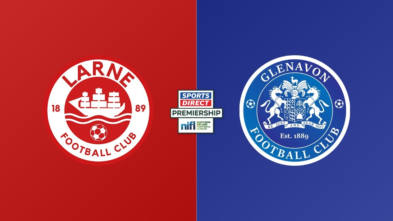 Larne vs Glenavon poster
