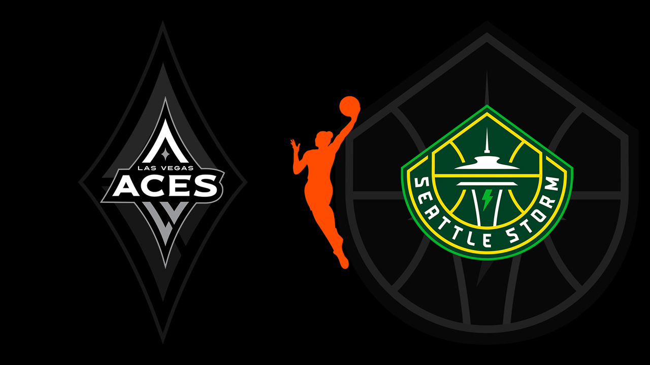 Las Vegas Aces vs Seattle Storm poster