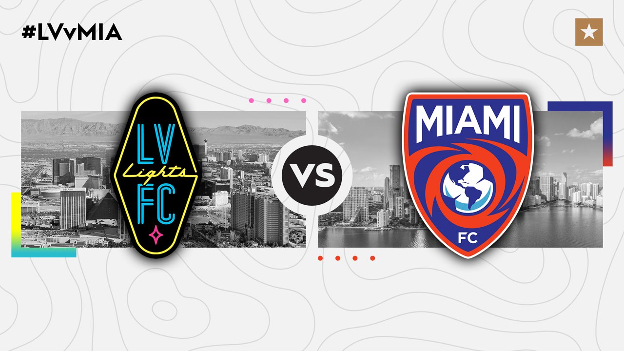Las Vegas Lights vs Miami FC poster
