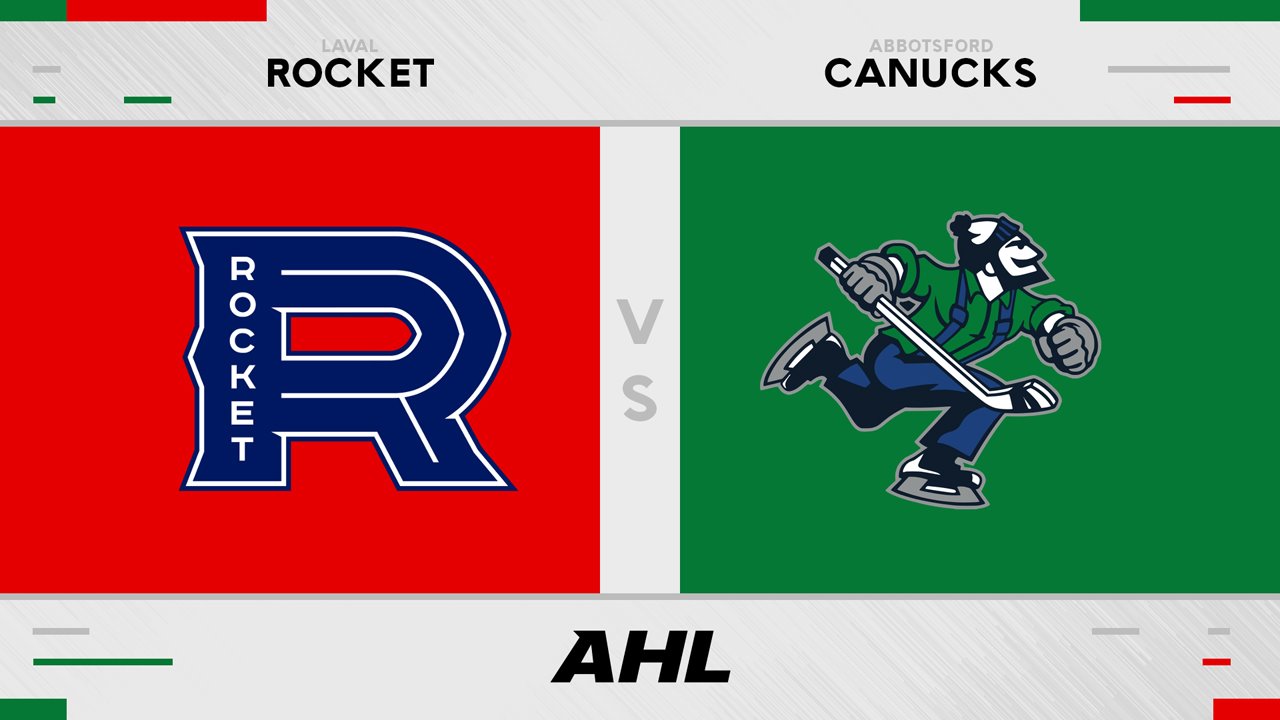 Laval Rocket vs Abbotsford Canucks poster
