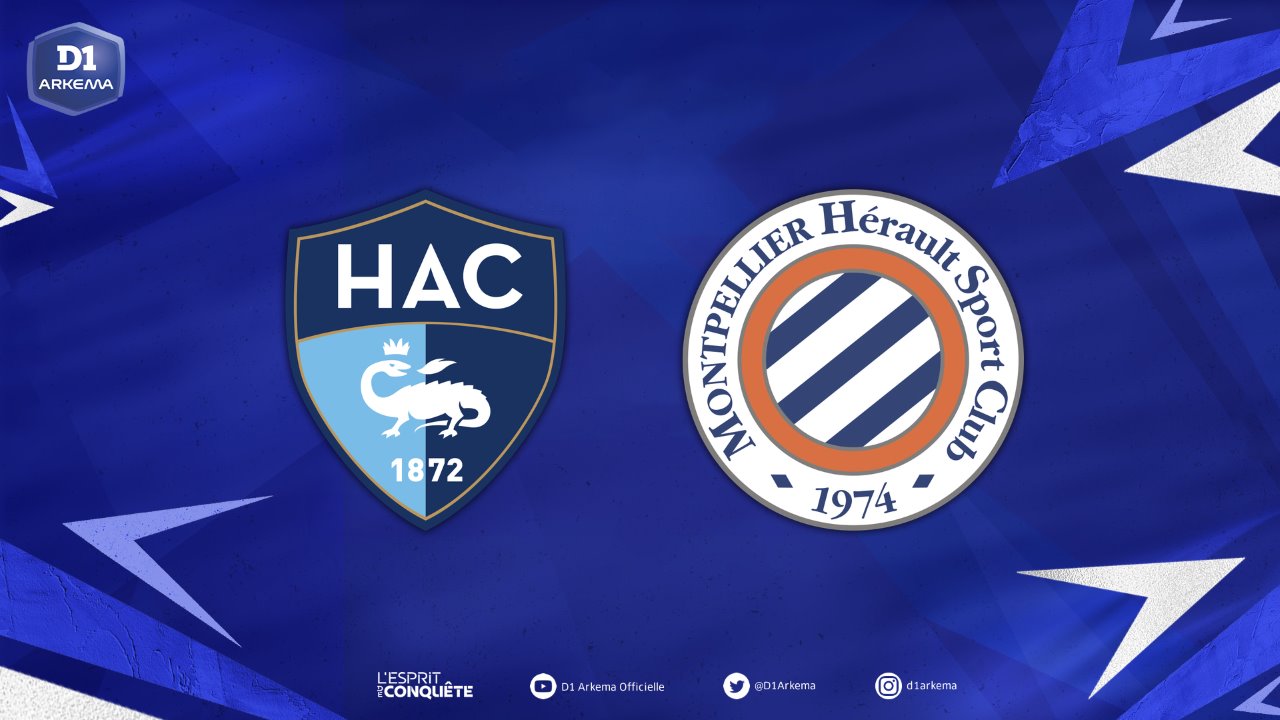 Le Havre Women vs Montpellier Women poster Le Havre Women vs Montpellier Women poster
