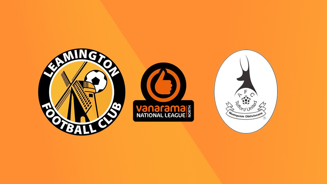 Leamington vs AFC Telford United poster