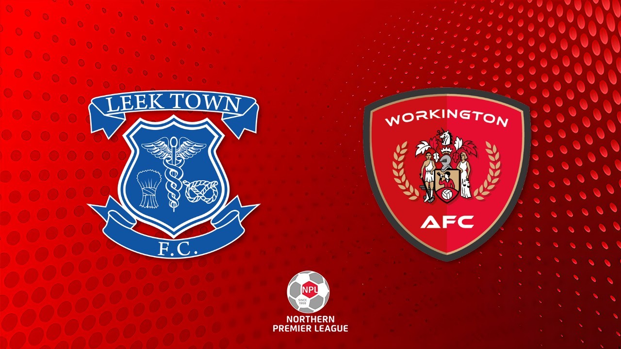 Leek Town vs Workington poster