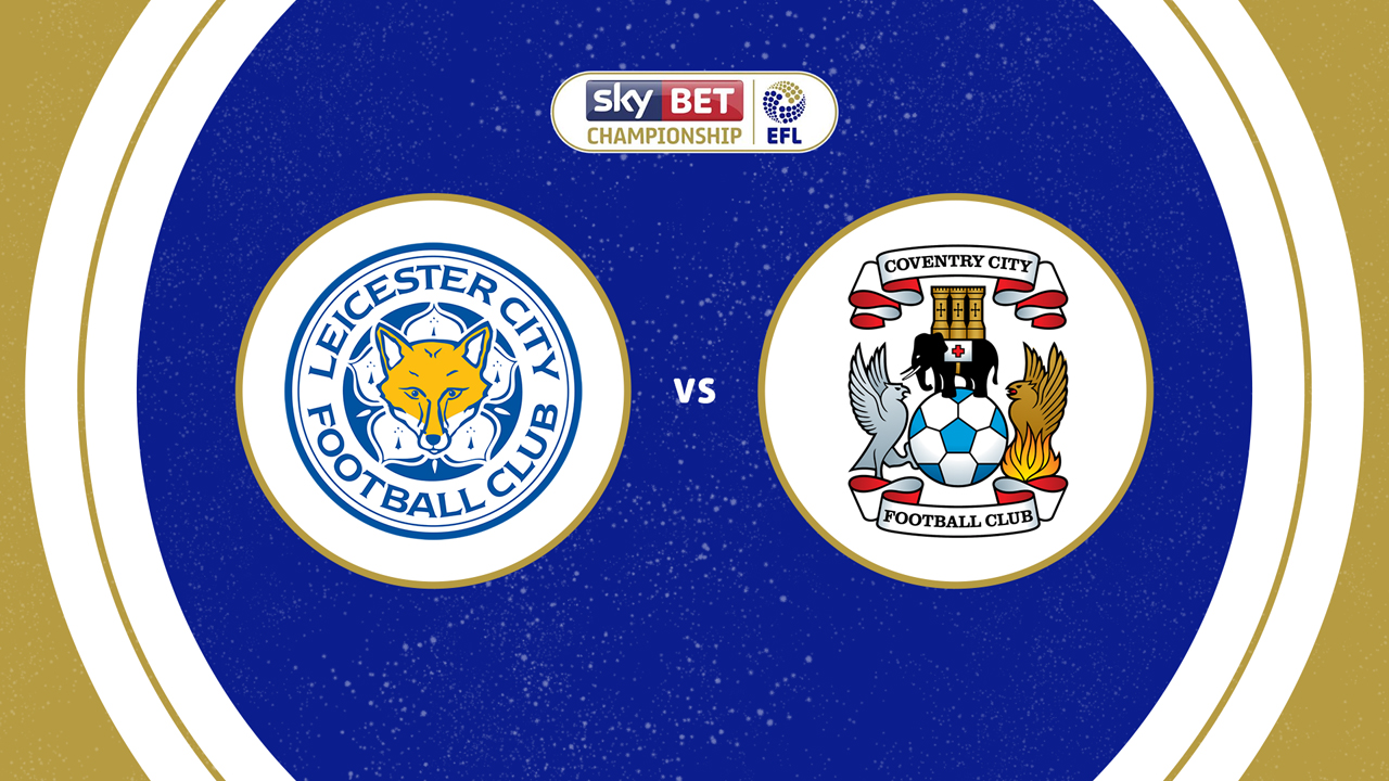 Leicester City vs Coventry City poster
