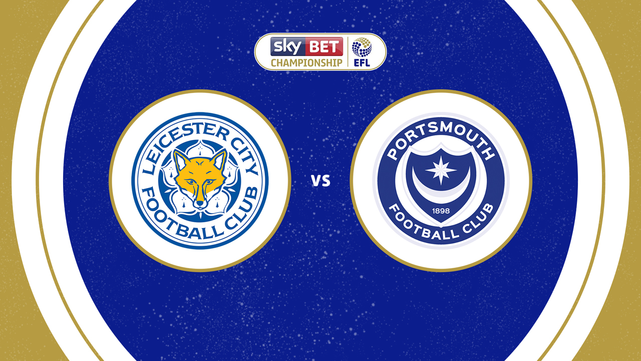 Leicester City vs Portsmouth poster