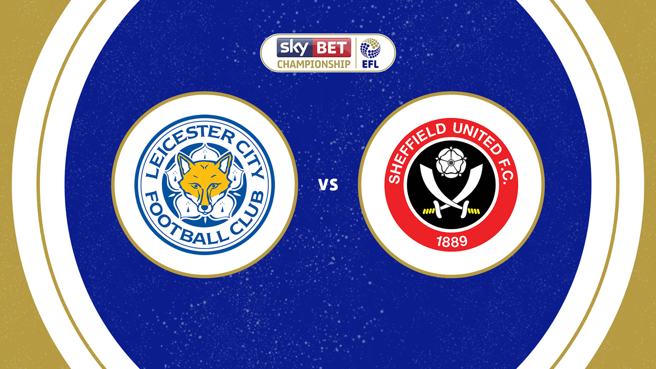 Leicester City vs Sheffield United poster