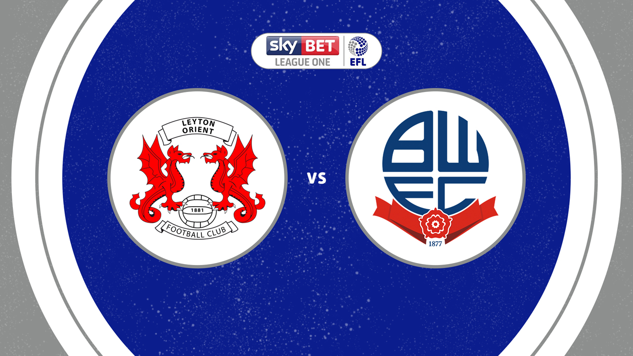 Leyton Orient vs Bolton Wanderers poster
