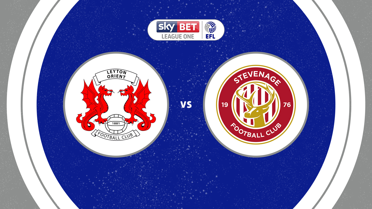 Leyton Orient vs Stevenage poster