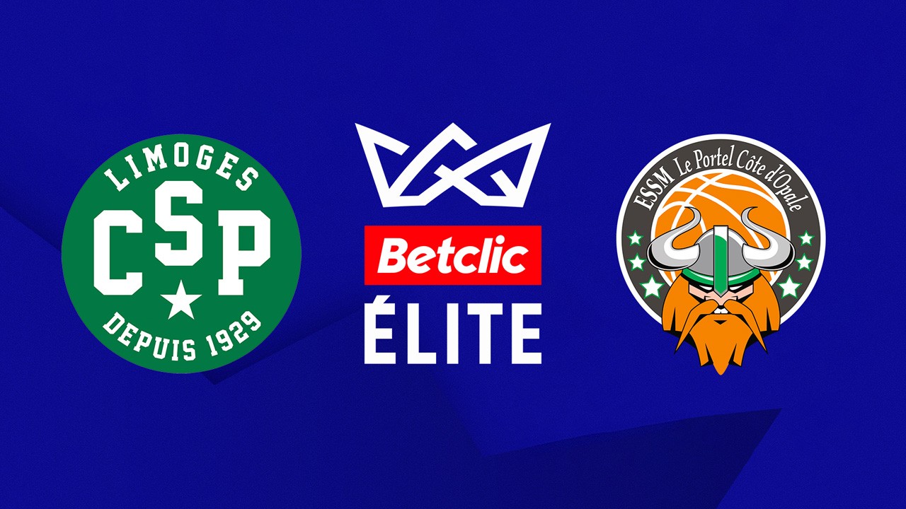 Limoges vs ESSM Le Portel poster Limoges vs ESSM Le Portel poster