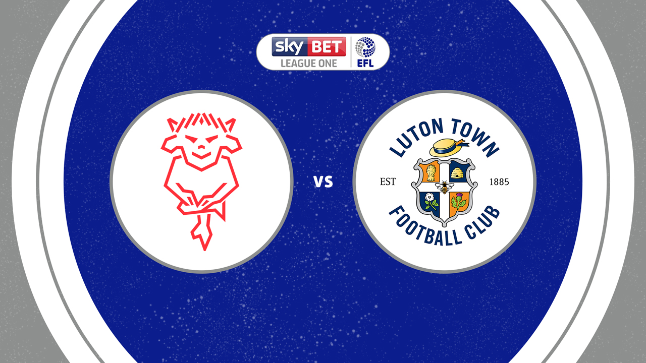 Lincoln City vs Luton Town poster