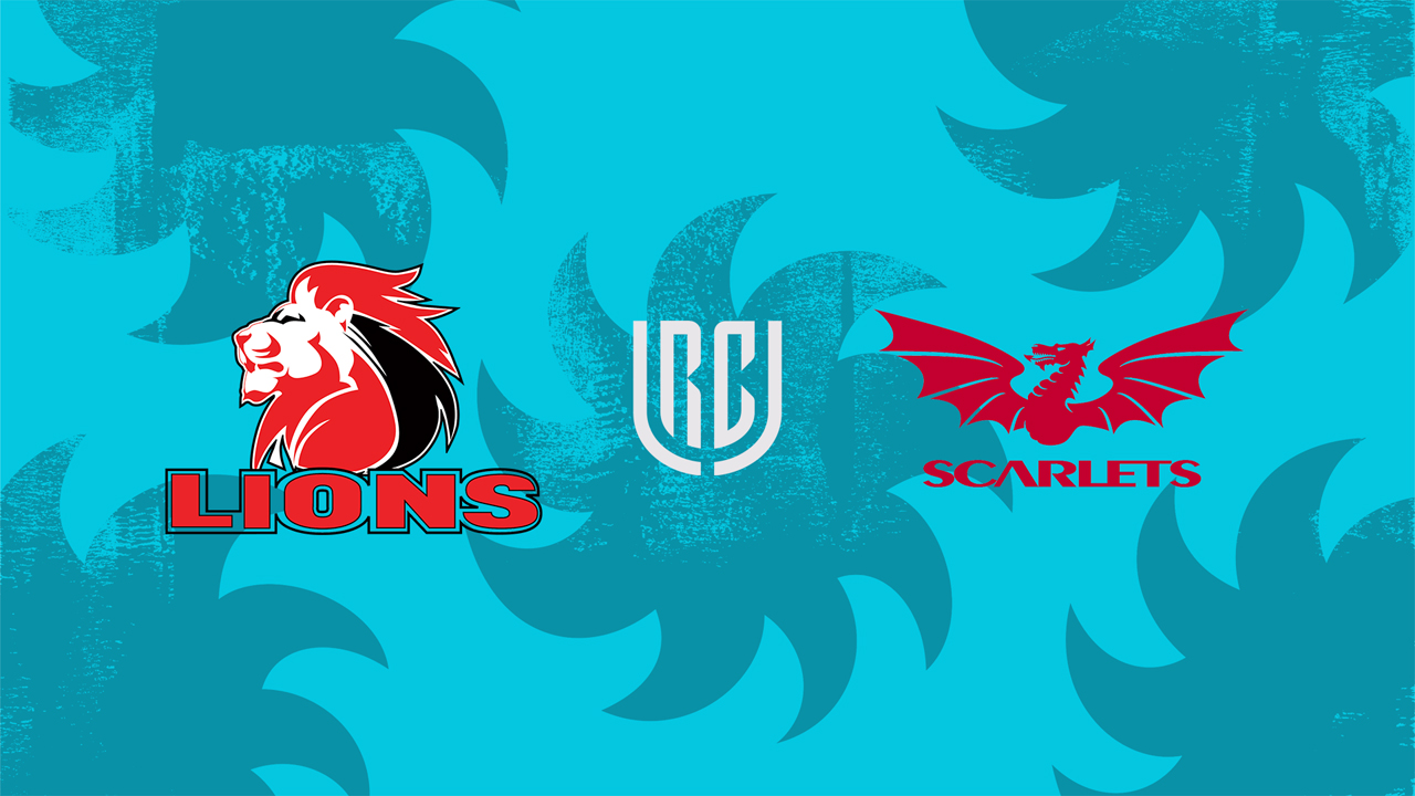 Lions vs Scarlets poster