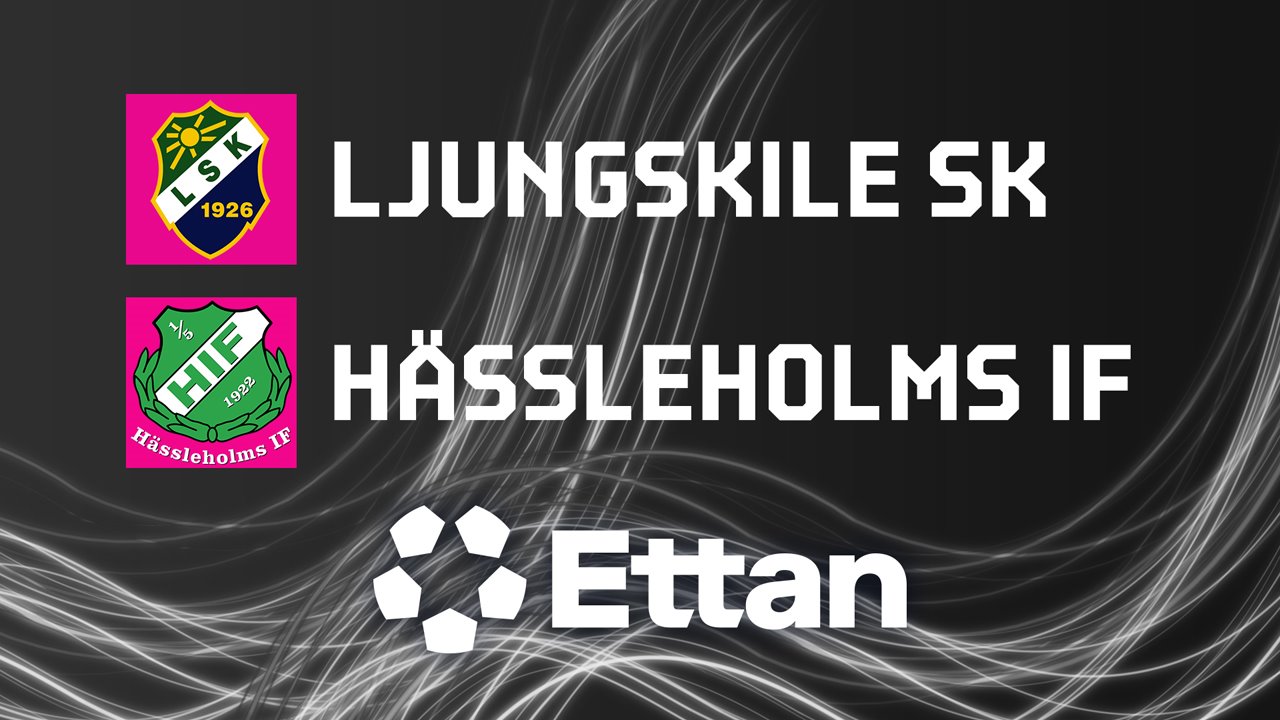 Ljungskile vs Hässleholms IF poster