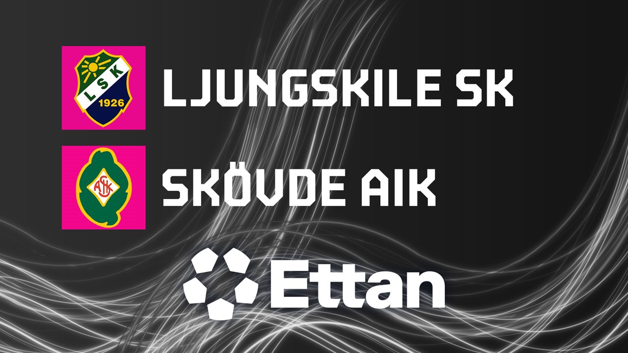 Ljungskile vs Skövde AIK poster