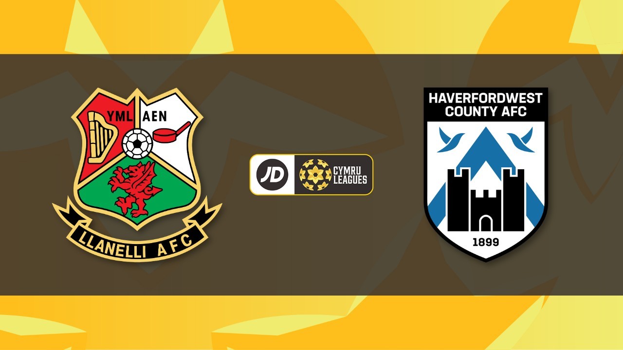 Llanelli Town vs Haverfordwest County poster