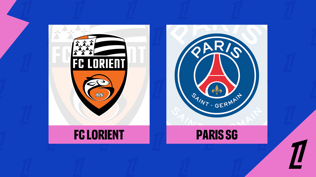 Lorient vs Paris SG poster
