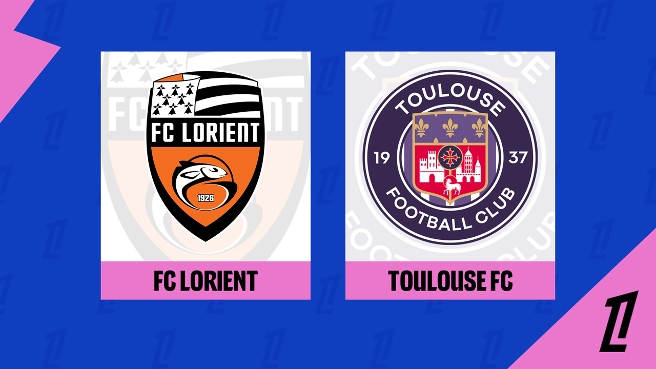 Lorient vs Toulouse poster Lorient vs Toulouse poster