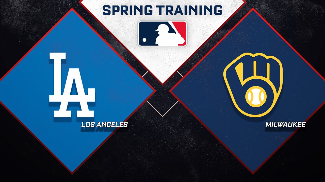 Los Angeles Dodgers vs Milwaukee Brewers poster Los Angeles Dodgers vs Milwaukee Brewers poster