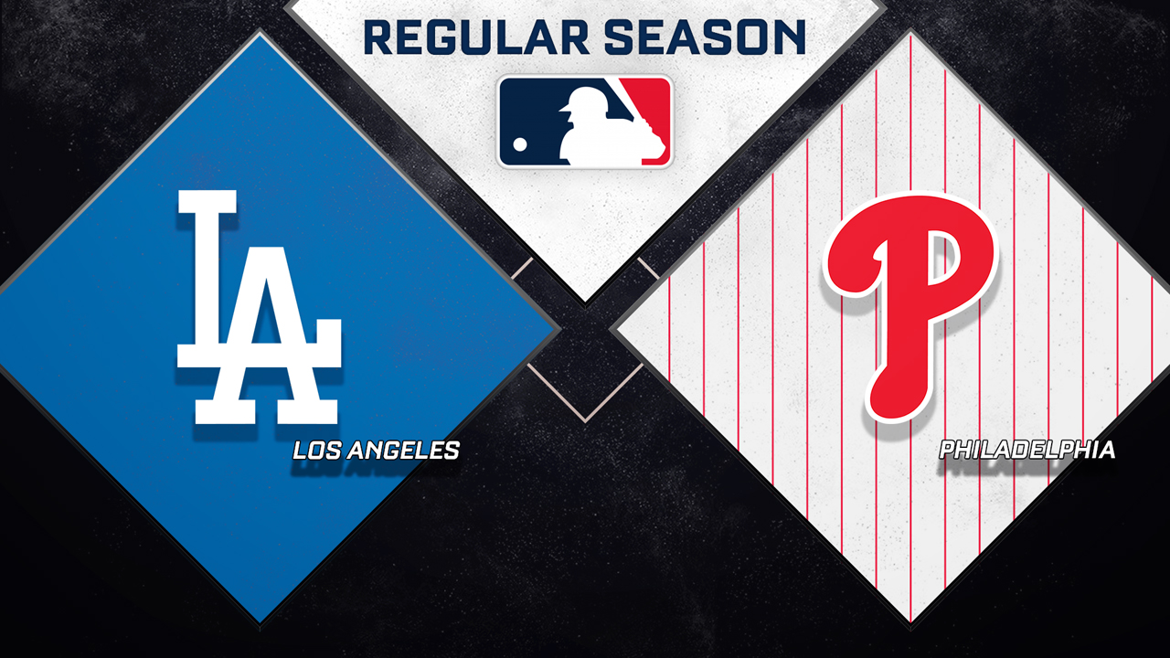 Los Angeles Dodgers vs Philadelphia Phillies poster