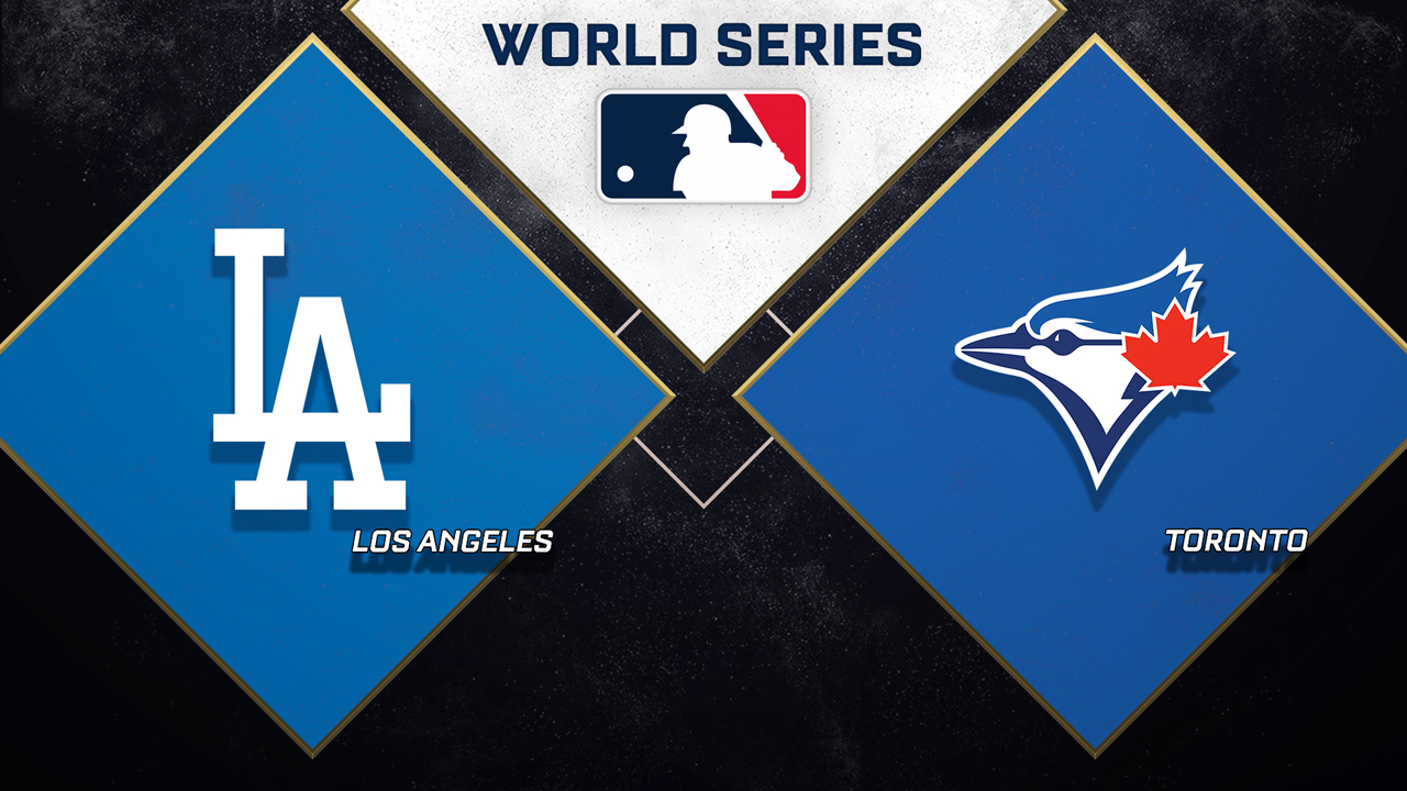 Los Angeles Dodgers vs Toronto Blue Jays poster Los Angeles Dodgers vs Toronto Blue Jays poster