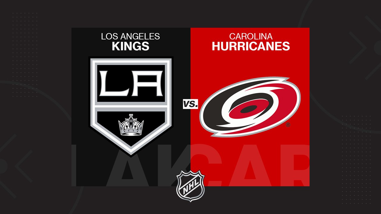 Los Angeles Kings vs Carolina Hurricanes poster