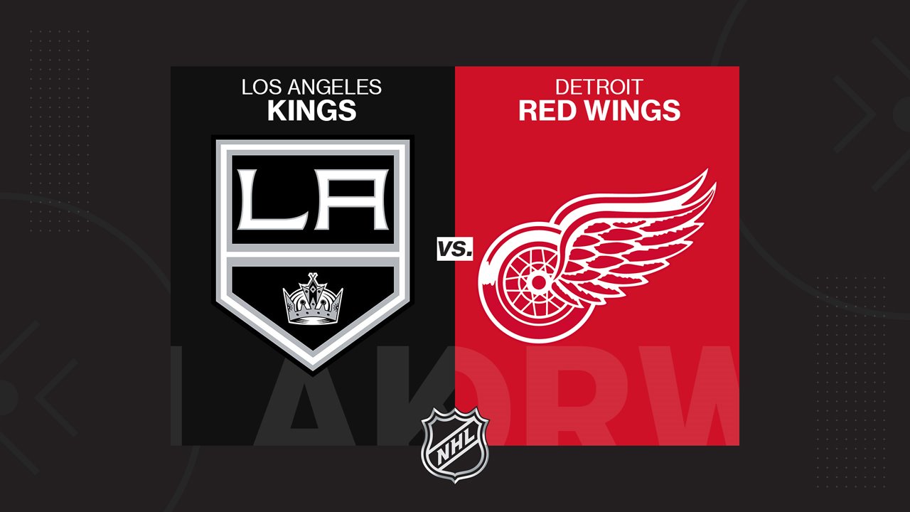 Los Angeles Kings vs Detroit Red Wings poster