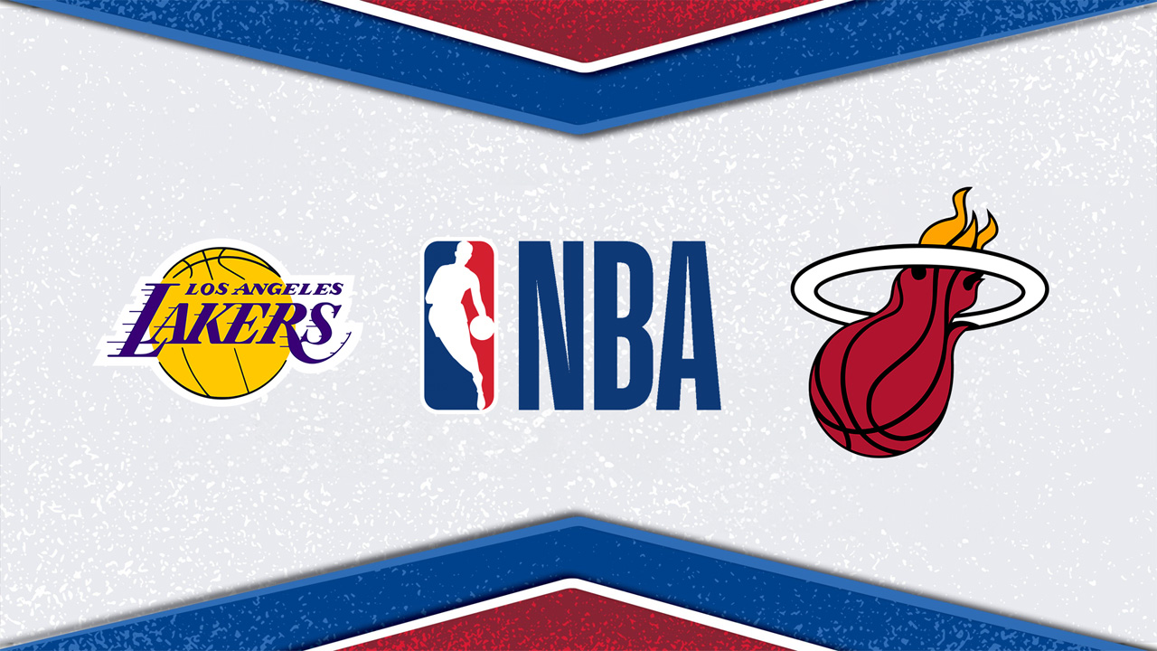Los Angeles Lakers vs Miami Heat poster Los Angeles Lakers vs Miami Heat poster
