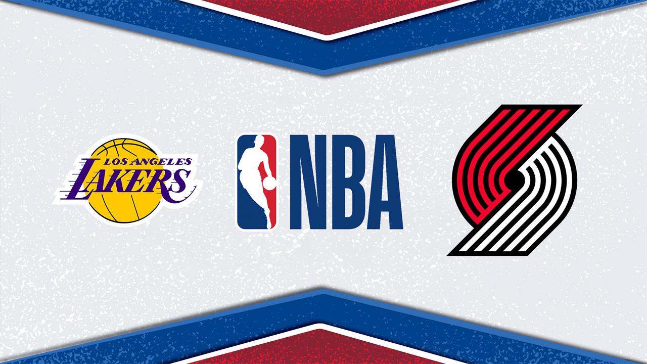 Los Angeles Lakers vs Portland Trail Blazers poster