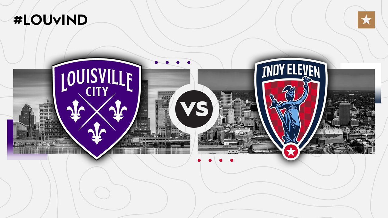 Louisville City vs Indy Eleven poster Louisville City vs Indy Eleven poster