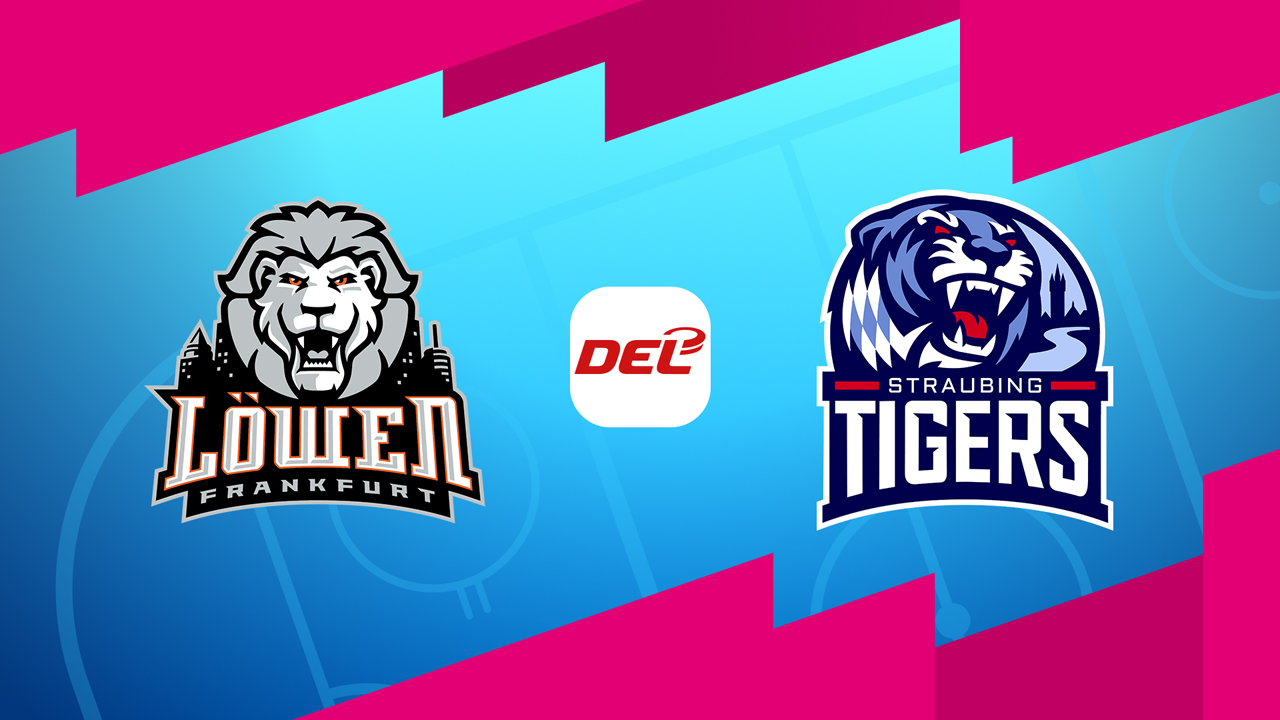 Löwen Frankfurt vs Straubing Tigers poster Löwen Frankfurt vs Straubing Tigers poster