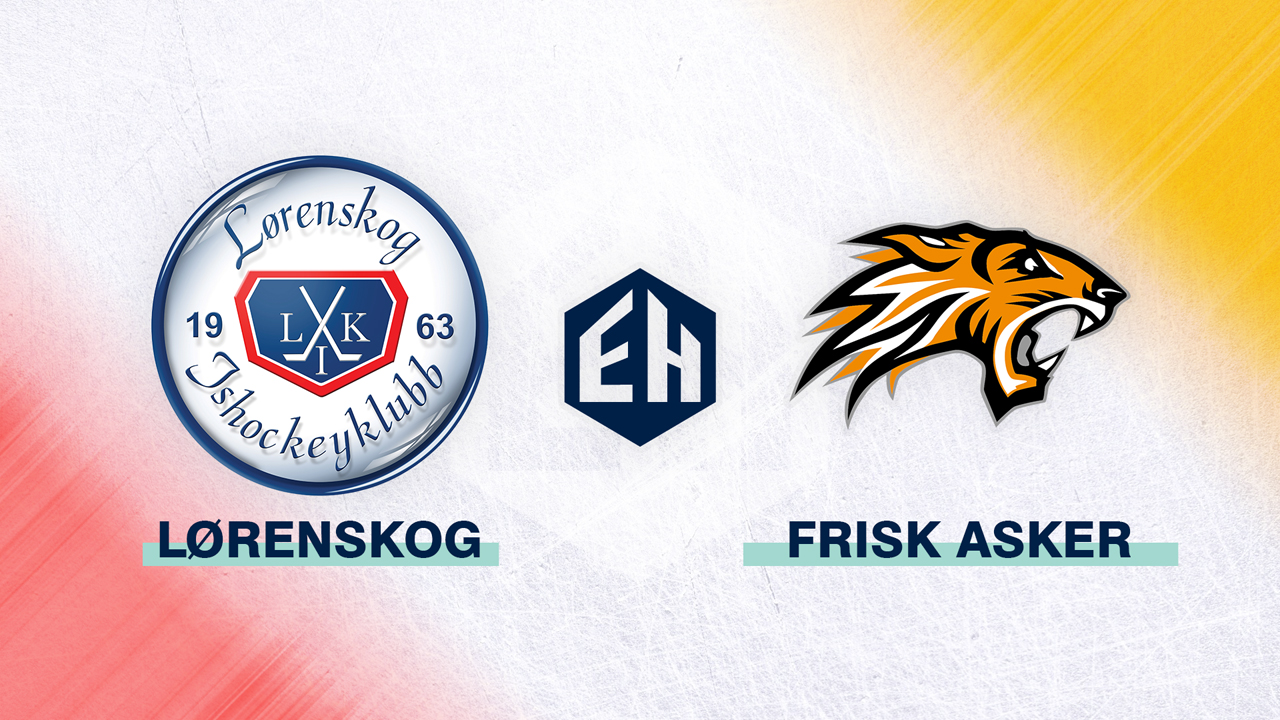 Lørenskog vs Frisk Asker poster Lørenskog vs Frisk Asker poster