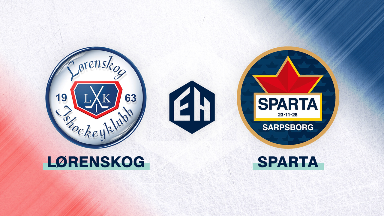 Lørenskog vs Sparta Warriors poster Lørenskog vs Sparta Warriors poster