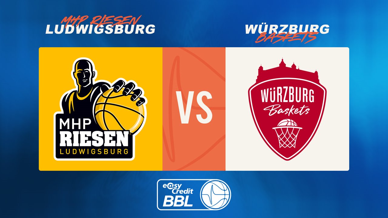 Ludwigsburg vs s.Oliver Würzburg poster