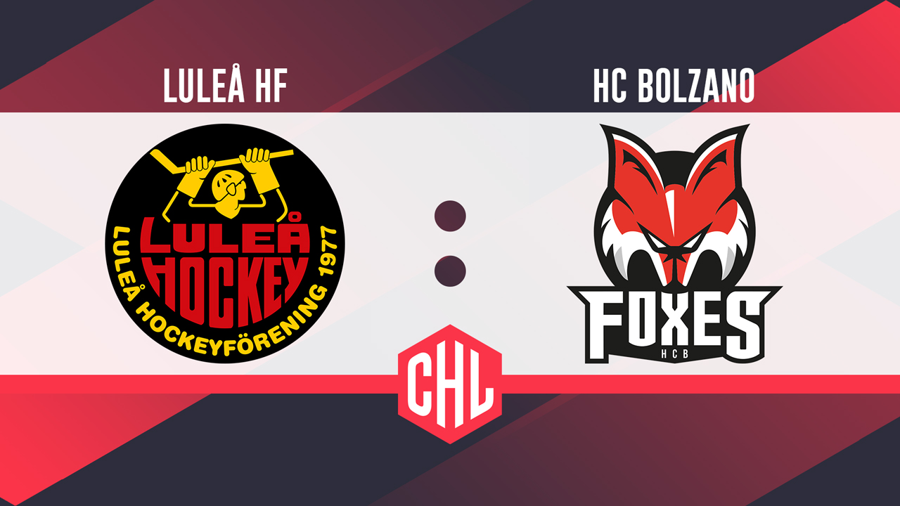 Luleå HF vs Bolzano poster