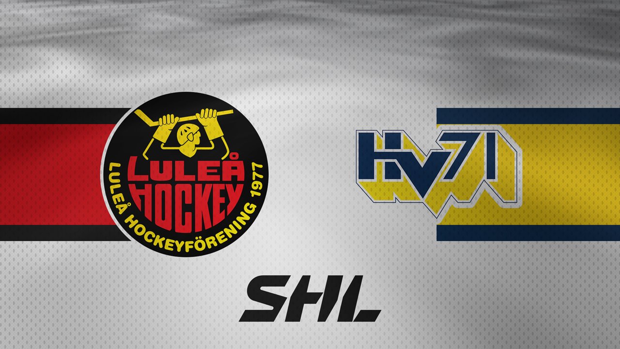 Luleå HF vs HV71 poster Luleå HF vs HV71 poster
