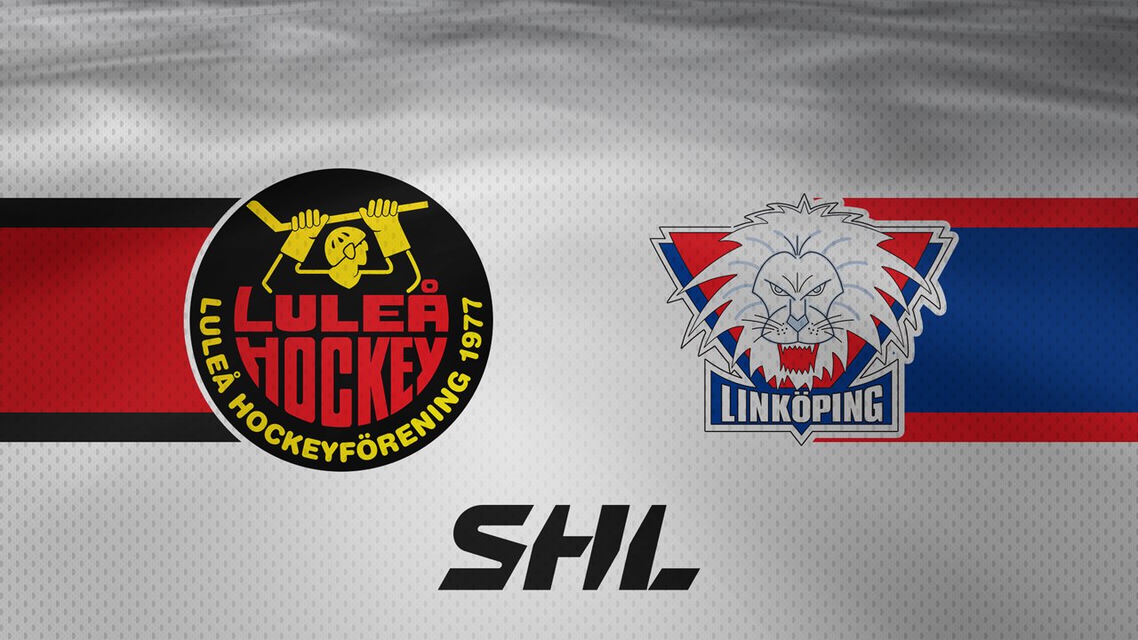 Luleå HF vs Linköpings HC poster Luleå HF vs Linköpings HC poster