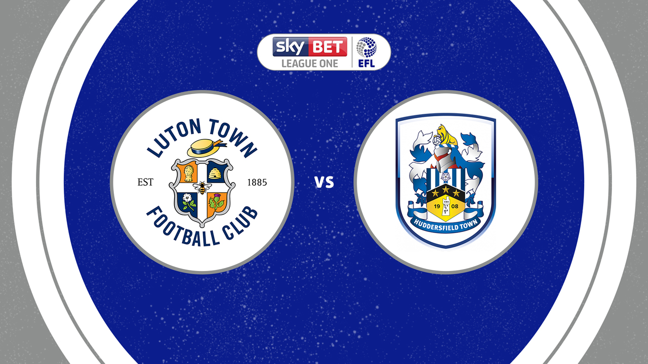 Luton Town vs Huddersfield Town poster