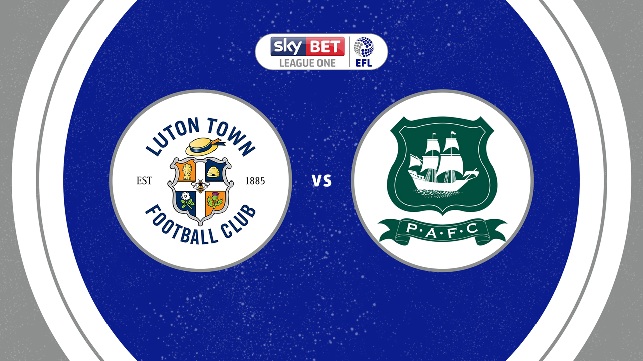 Luton Town vs Plymouth Argyle poster